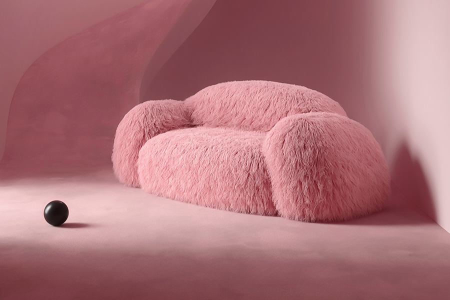 big plush couch