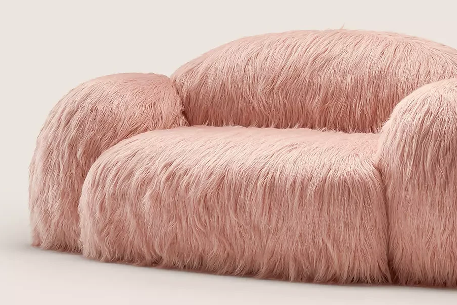 plush comfy couch