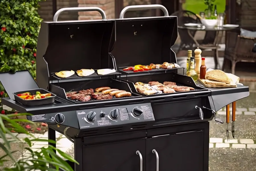 electric outdoor barbecue grill