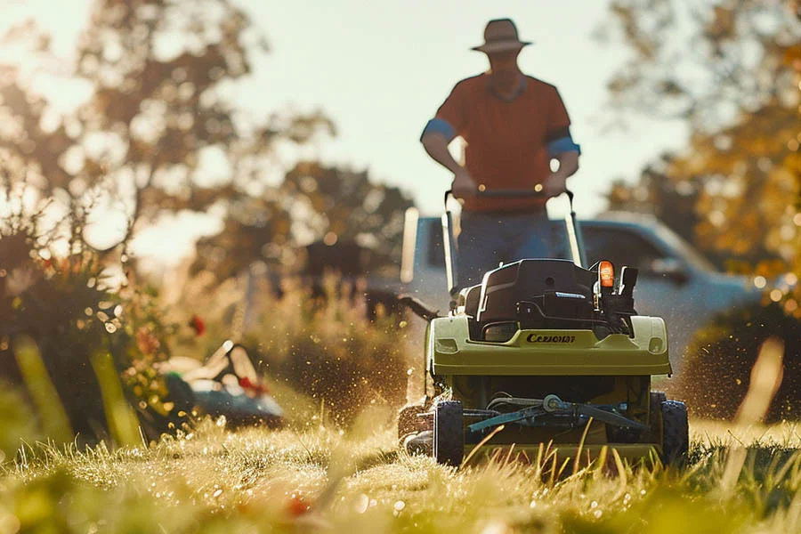 cordless electric mowers
